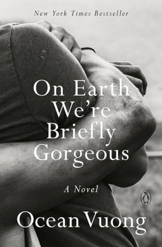 Cover of On Earth We're Briefly Gorgeous showing two people hugging